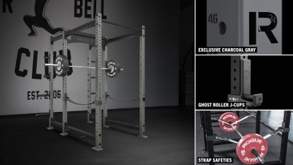 Rogue RML-690C Power Rack 3.0 - Charcoal | Rogue Fitness